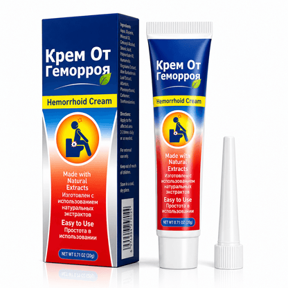 HEMOFAST® | Crema Hemorroidal Alivio 24H con Extractos Naturales