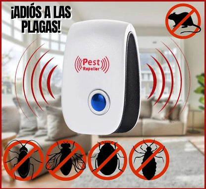 REPELENTE ULTRASONICO-Pest Reject® | para Insectos y Ratones