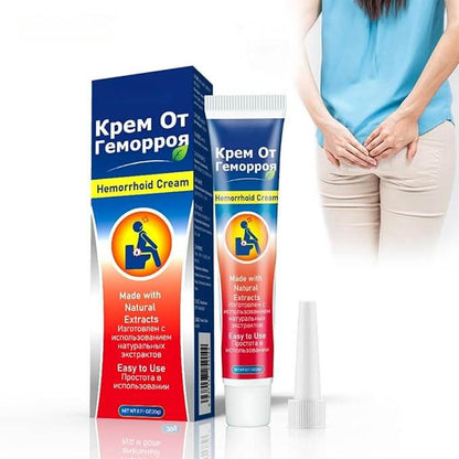 HEMOFAST® | Crema Hemorroidal Alivio 24H con Extractos Naturales
