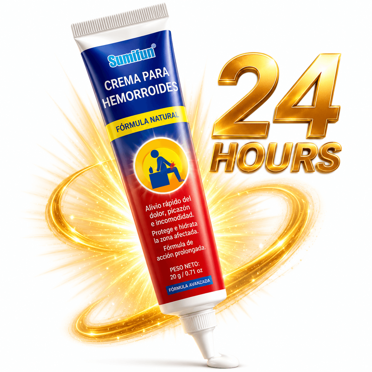 HEMOFAST® | Crema Hemorroidal Alivio 24H con Extractos Naturales